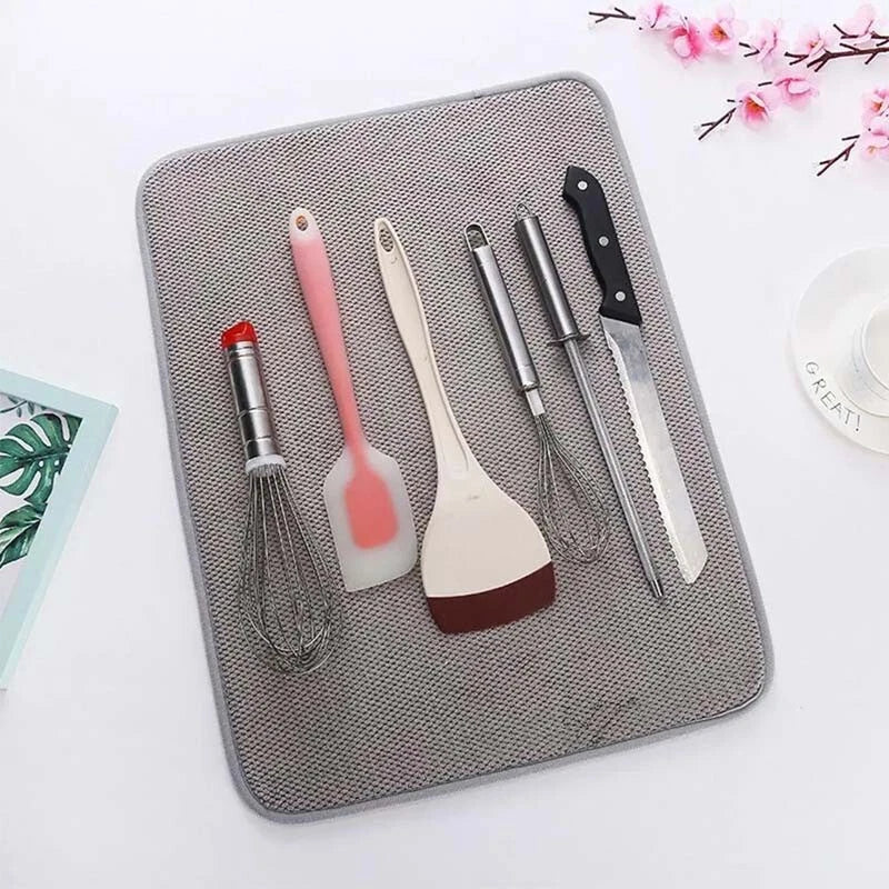 Large Microfibre Dish Drying Mat — 50 × 38 cm — alternate product view 15