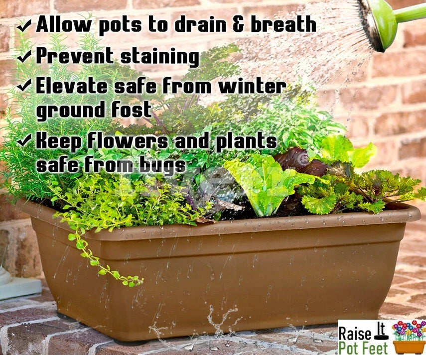 Solid Rubber Plant Pot Feet — Multipack — alternate product view 6