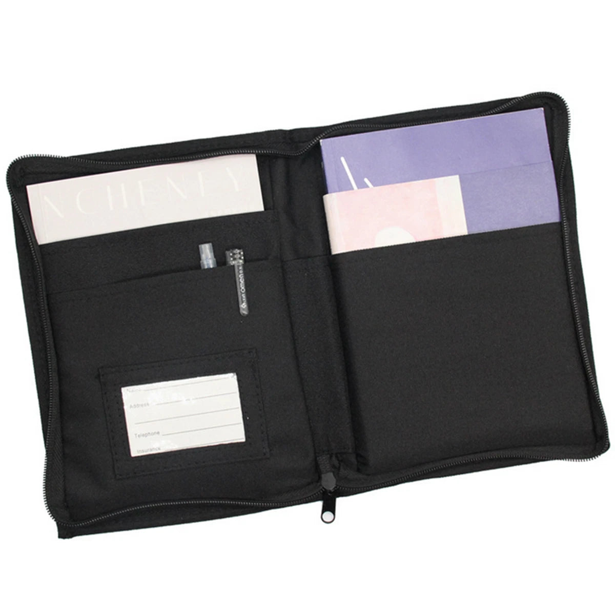 Glovebox Vehicle Document Wallet — on a clean white background