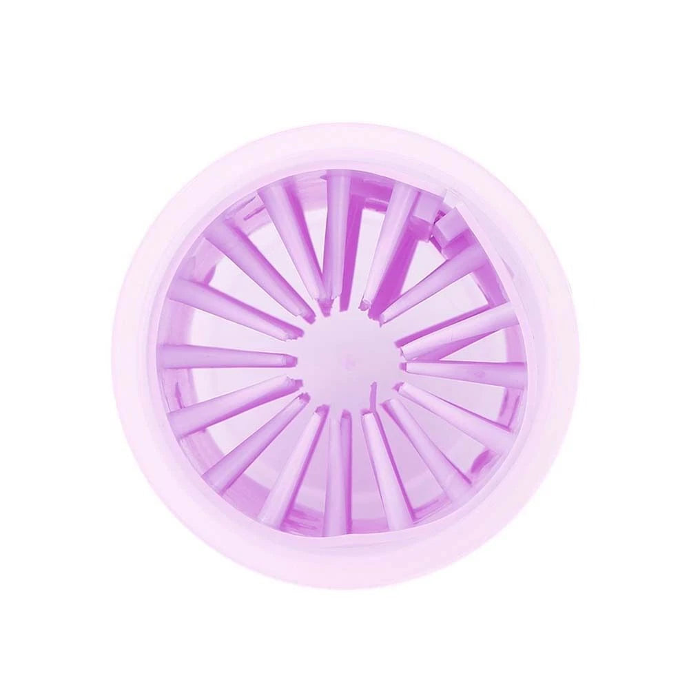 Soft Dog Paw Cleaner Cup — on a clean white background
