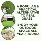 30mm Realistic Artificial Grass Natural Look Lawn Turf — alternate product view 12