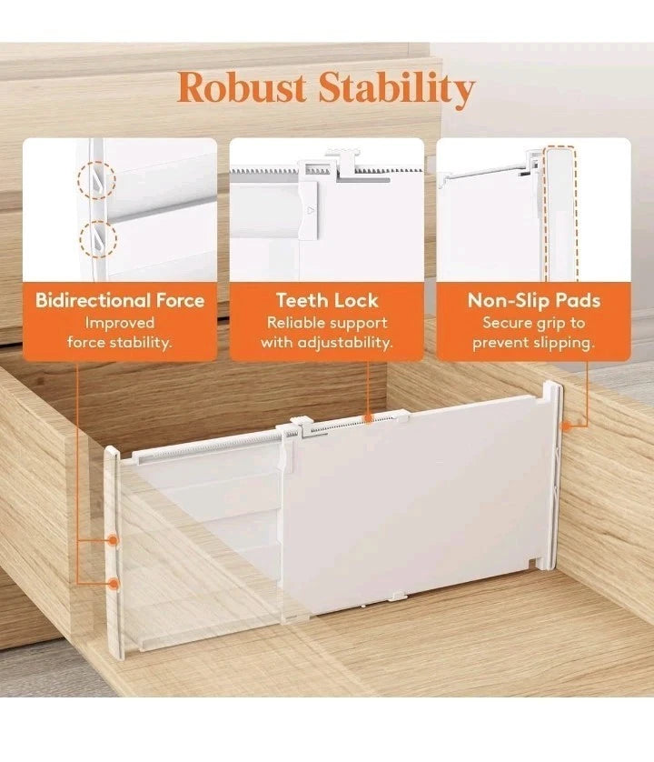Adjustable Drawer Dividers — 4 Pack — alternate product view 4