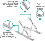 Adjustable Foldable Aluminium Laptop Stand — alternate product view 5