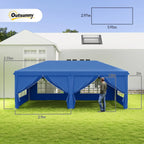 3x6m Garden Heavy Duty Pop Up Gazebo Marquee Party Tent Wedding Canopy New — alternate product view 4