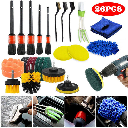 26-Piece Soft-Bristle Car Detailing Tool Set — alternate product view 2