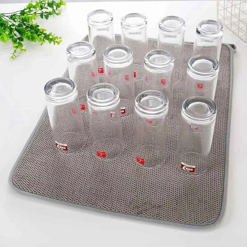 Large Microfibre Dish Drying Mat — 50 × 38 cm — alternate product view 12