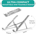 Adjustable Foldable Aluminium Laptop Stand — alternate product view 2