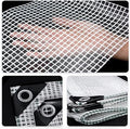 Heavy-Duty Waterproof Mesh Reinforced Transparent Polyethylene Sheeting Clear Tarpaulin — alternate product view 2
