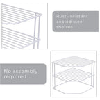 Three-Tier Corner Cupboard Plate Rack — alternate product view 10