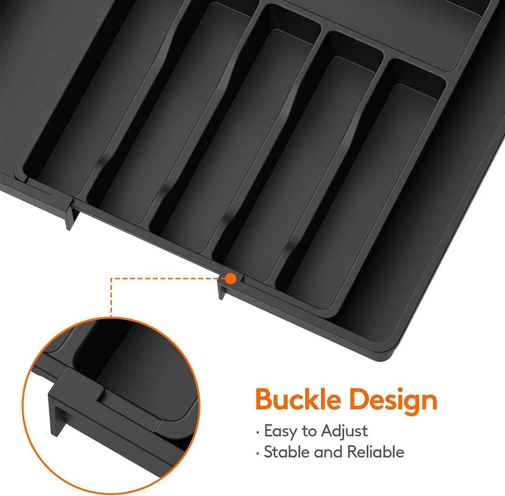 Expandable Cutlery Drawer Tray — 6 to 8 Sections — alternate product view 12