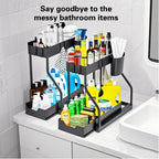 Adjustable Under-Sink Organiser — 2 Tier — alternate product view 2