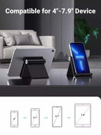 Foldable Adjustable Phone & Mini-Tablet Stand — alternate product view 2