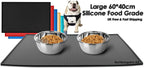 Large Raised-Edge Pet Feeding Mat for Food & Water Bowls — alternate product view 2
