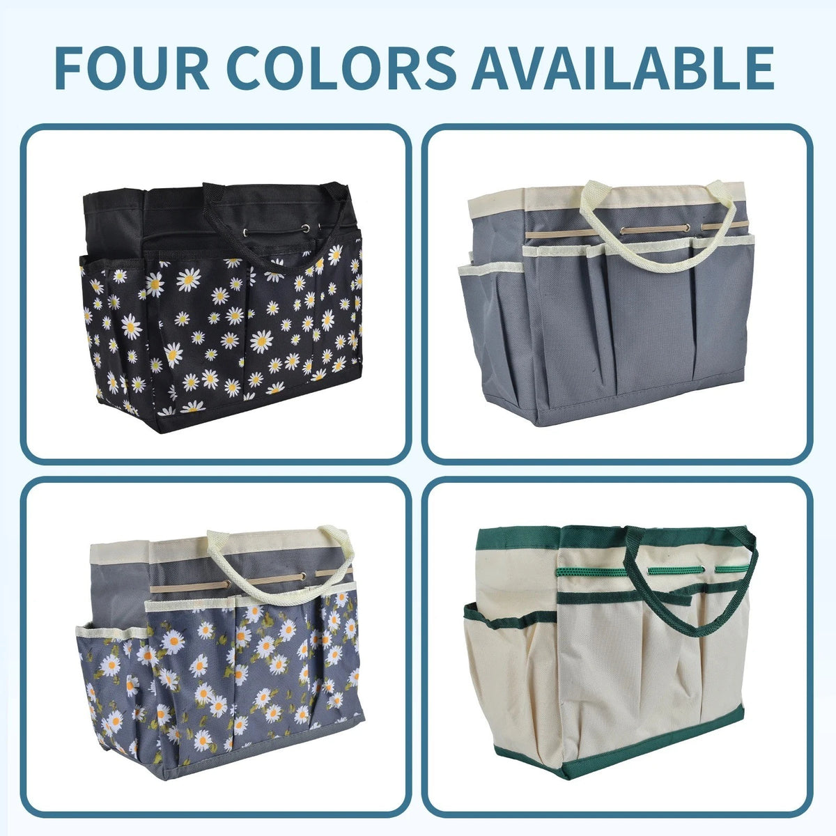 Multi-Pocket Garden Tool Tote Bag — alternate product view 6