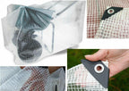Heavy-Duty Waterproof Mesh Reinforced Transparent Polyethylene Sheeting Clear Tarpaulin — alternate product view 5