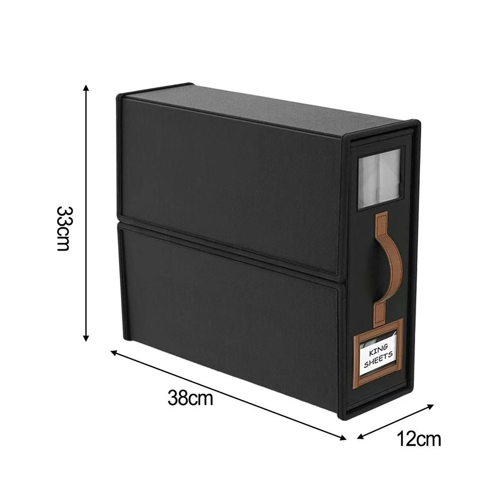 Foldable Bed-Sheet Organiser Boxes — 4 Pack — alternate product view 9