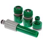 Garden Hose Spray Nozzle & Connector Set — on a clean white background