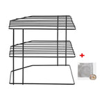Three-Tier Corner Cupboard Plate Rack — alternate product view 3