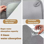 Large Microfibre Dish Drying Mat — 50 × 38 cm — alternate product view 10