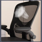 Mesh Office Chair with Adjustable Headrest, Ergonomic Swivel Computer Chair — alternate product view 5