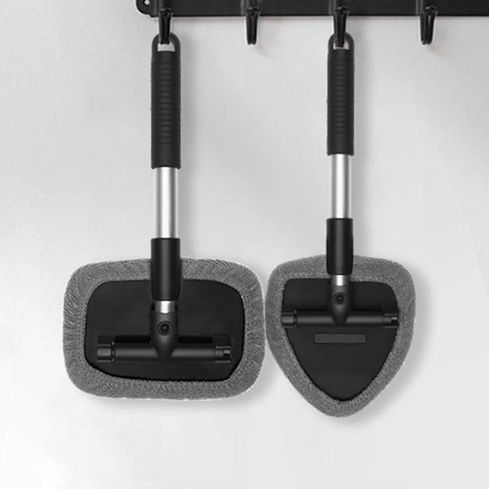 Extendable Windscreen Cleaning Tool with Washable Pads — alternate product view 2
