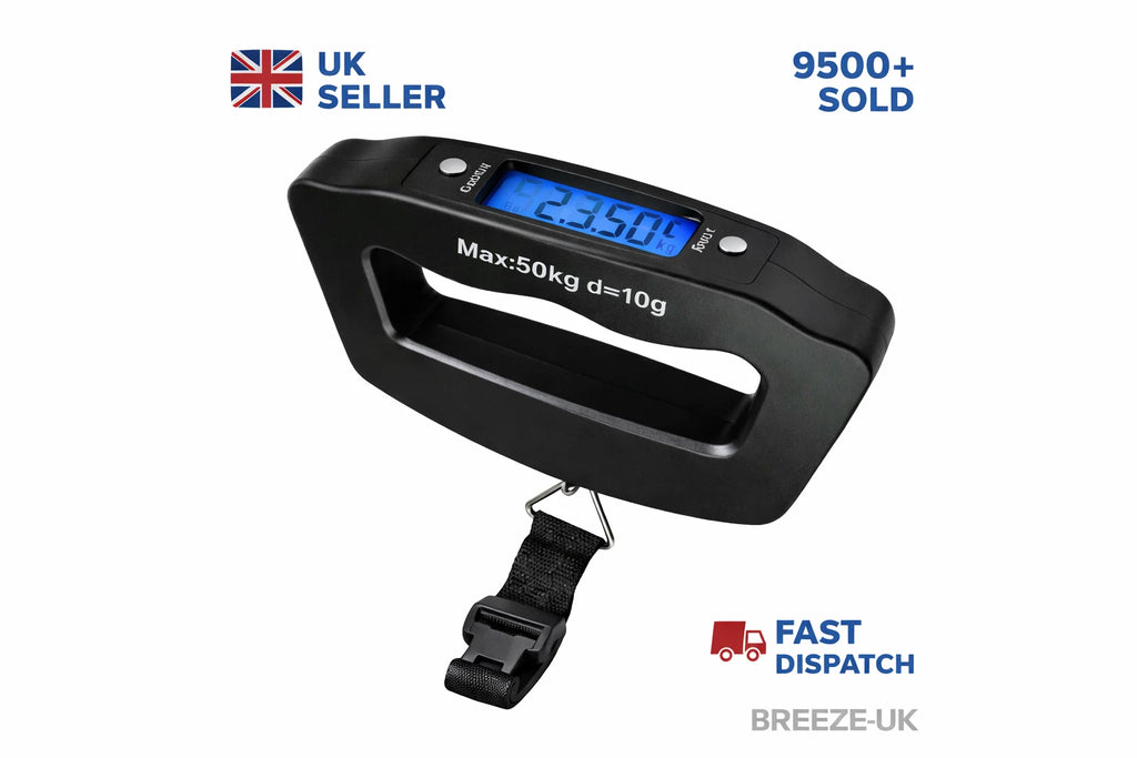 Portable Digital Luggage Scale — on a clean white background