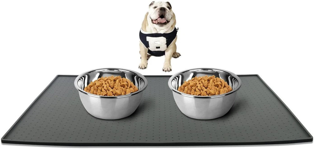 Large Raised-Edge Pet Feeding Mat for Food & Water Bowls — alternate product view 14
