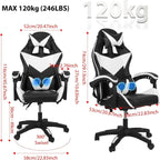 Ergonomic Gaming Chair Executive Office Computer Recliner Swivel Massage Chair — alternate product view 5