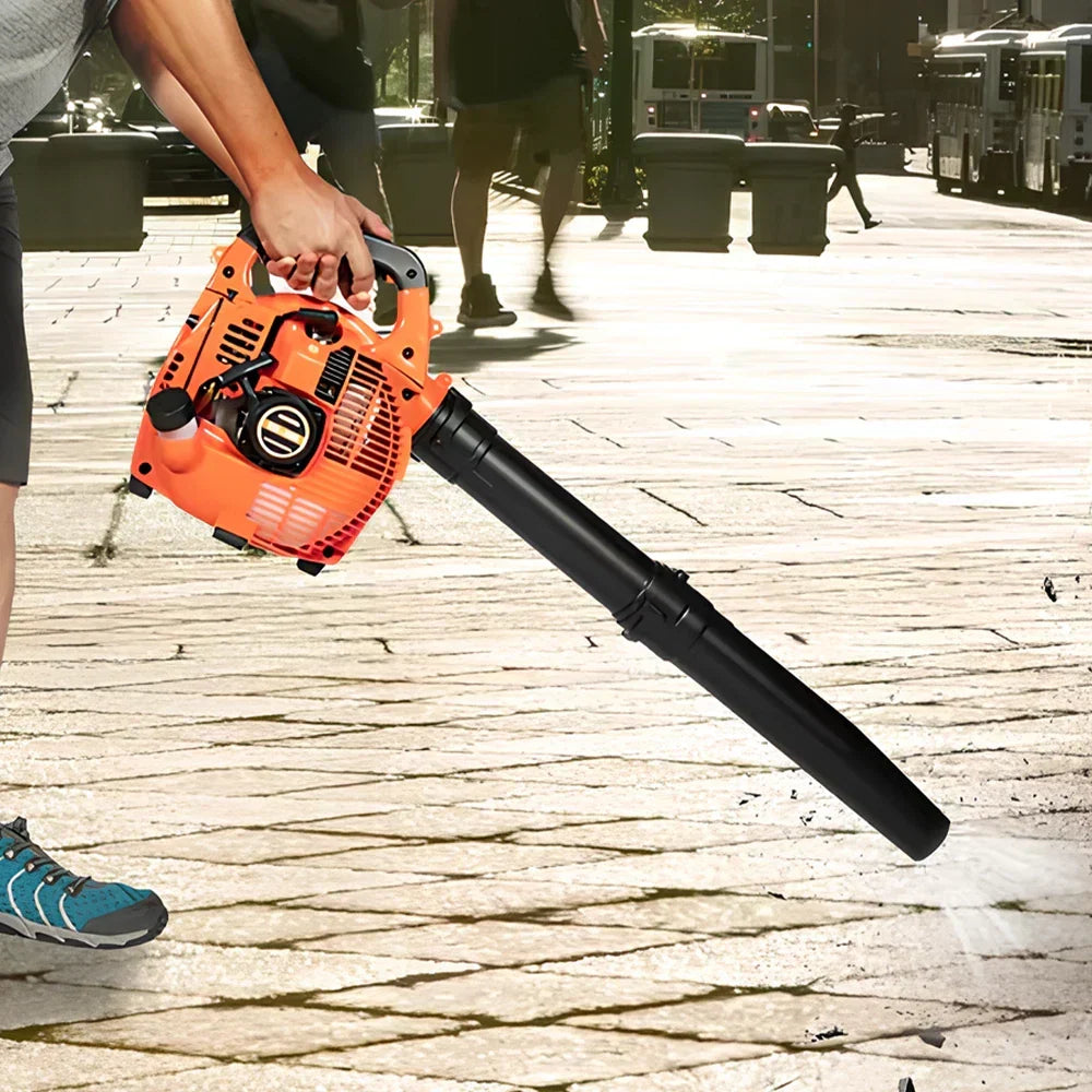 26cc Garden Yard Hand held Petrol Leaf Blower Powerful 2 Stroke Air Cooled Engine — alternate product view 3