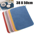 Large Microfibre Dish Drying Mat — 50 × 38 cm — Blue — main product view