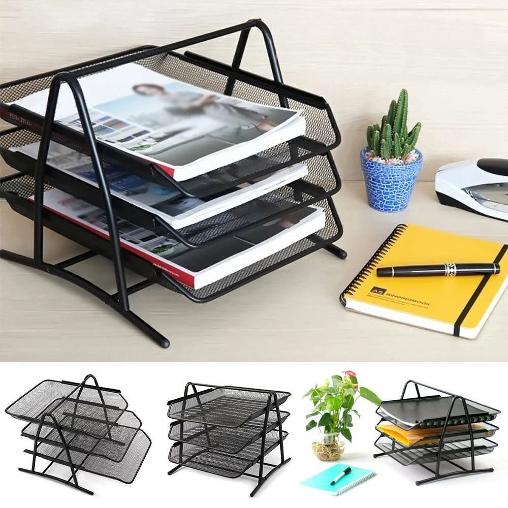 Metal Mesh A4 Desk File & Document Organiser — alternate product view 4