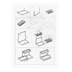 L-Shaped Under-Sink Pull-Out Organiser — 2 Tier — alternate product view 14