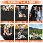 Dog Car Back-Seat Protective Hammock Cover — alternate product view 9