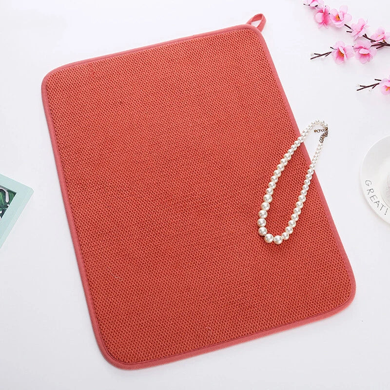 Large Microfibre Dish Drying Mat — 50 × 38 cm — alternate product view 7