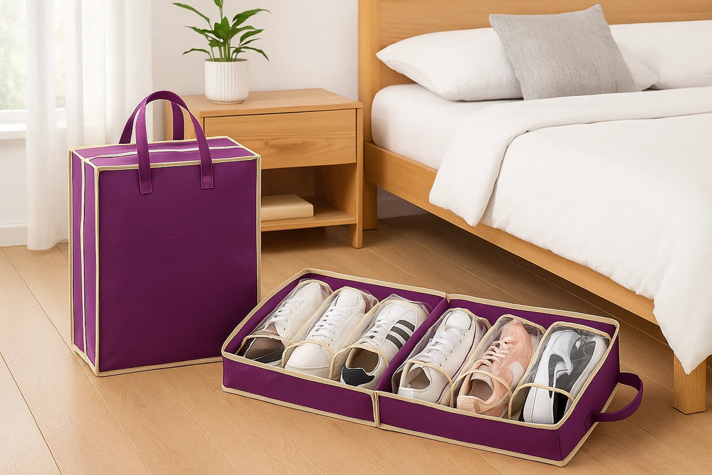 Foldable Travel Shoe Organiser Bag — alternate product view 4