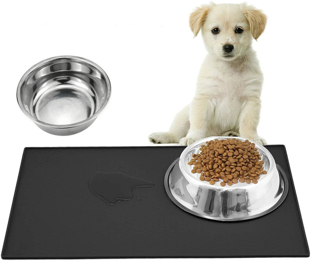 Large Raised-Edge Pet Feeding Mat for Food & Water Bowls — alternate product view 10