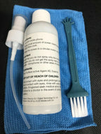 Screen Cleaning Kit with Microfibre Cloth & Brush — alternate product view 2