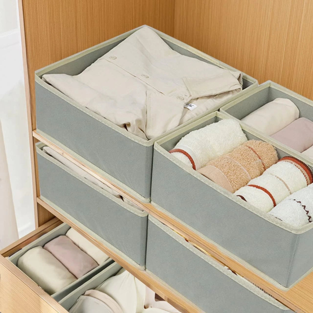Foldable Fabric Drawer Organisers — 12 Pack — alternate product view 6