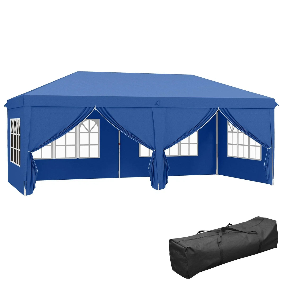 3x6m Garden Heavy Duty Pop Up Gazebo Marquee Party Tent Wedding Canopy New — on a clean white background