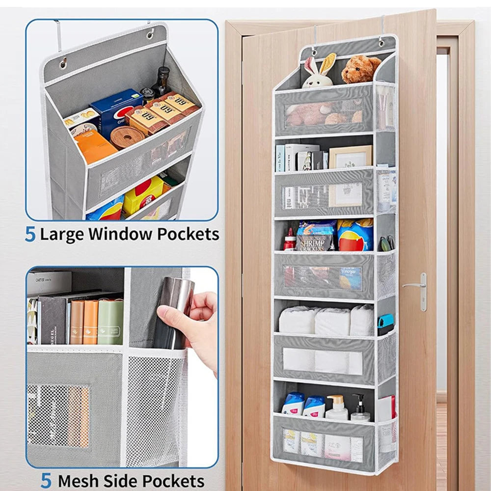 Over-Door Hanging Organiser — 5 Large Pockets — alternate product view 5
