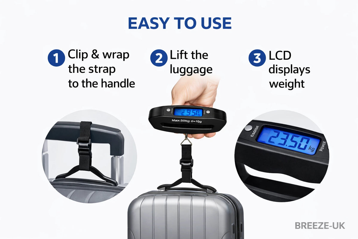 Portable Digital Luggage Scale — alternate product view 4