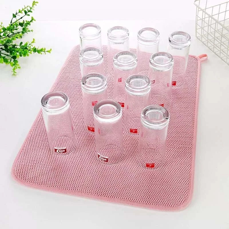 Large Microfibre Dish Drying Mat — 50 × 38 cm — alternate product view 11
