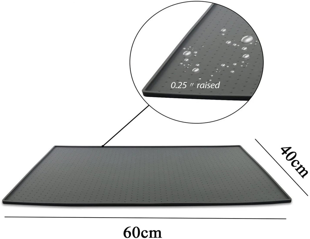 Large Raised-Edge Pet Feeding Mat for Food & Water Bowls — alternate product view 15