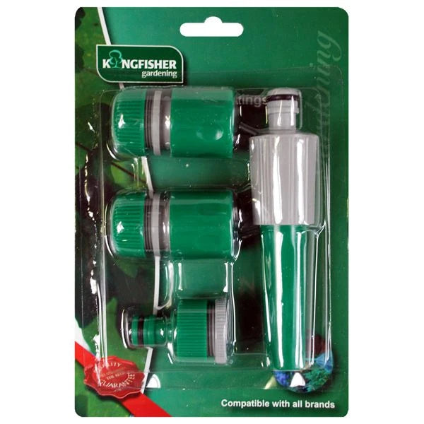 Garden Hose Spray Nozzle & Connector Set — alternate product view 2