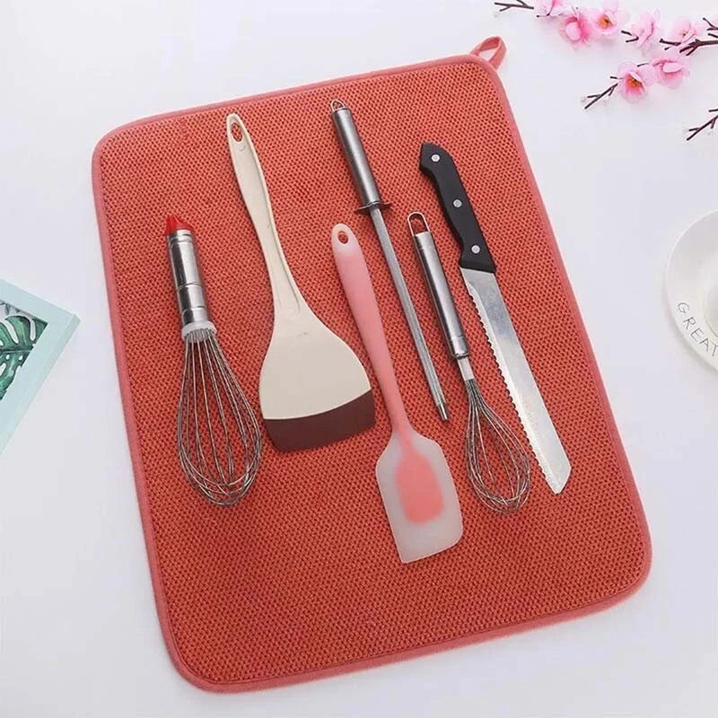 Large Microfibre Dish Drying Mat — 50 × 38 cm — alternate product view 17