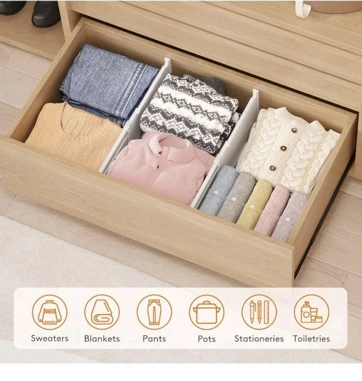Adjustable Drawer Dividers — 4 Pack — alternate product view 9