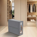 Foldable Bed-Sheet Organiser Boxes — 4 Pack — Black — product view