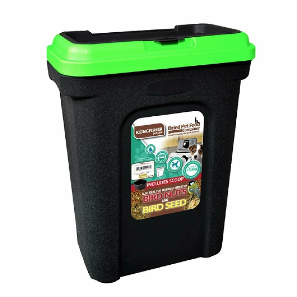 Dry Pet Food Storage Container with Scoop — alternate product view 3