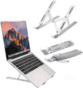 Adjustable Foldable Aluminium Laptop Stand — on a clean white background