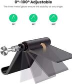 Foldable Adjustable Phone & Mini-Tablet Stand — on a clean white background